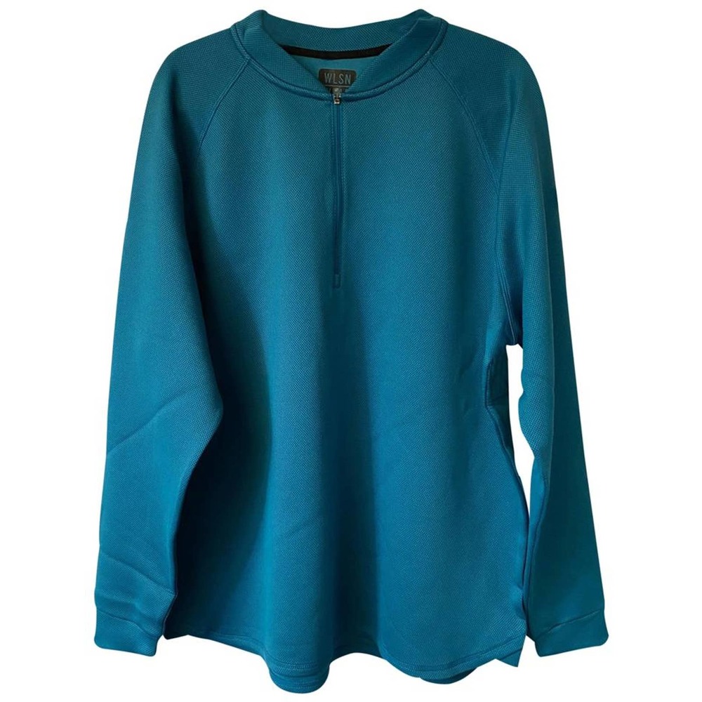 NWT Wilson wear teal knit active wear sweater XL